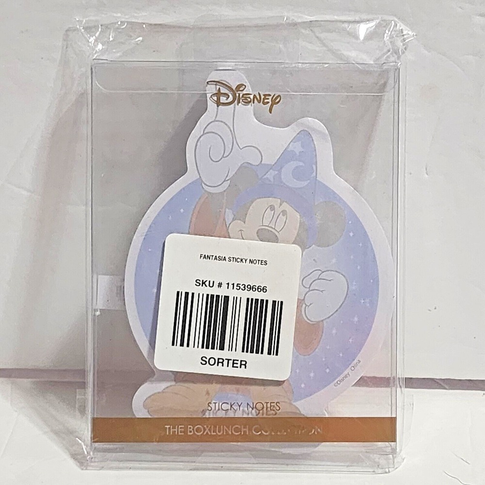 Disney Fantasia Sticky Notes Mickey Mouse The Boxlunch Collection 90 Sheets New